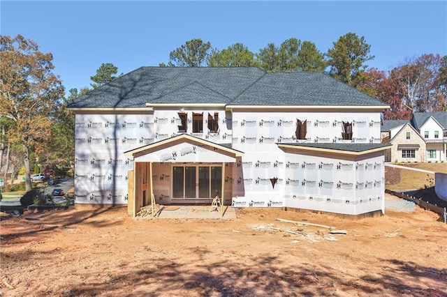 view of back of property