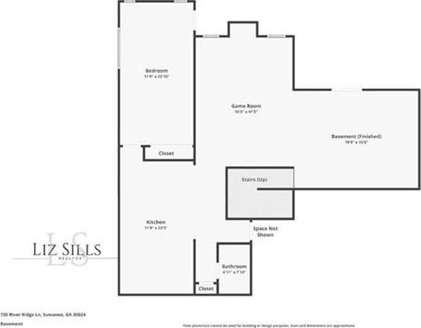 735 River Ridge Lane, Suwanee, GA 30024 - floor plan / room layout