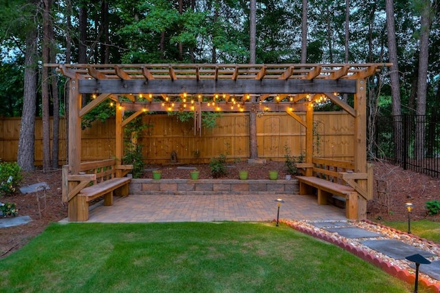 735 River Ridge Lane, Suwanee, GA 30024 - view of patio featuring a pergola
