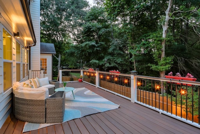 735 River Ridge Lane, Suwanee, GA 30024 - deck with view of scattered trees
