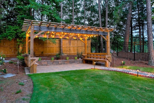 735 River Ridge Lane, Suwanee, GA 30024 - view of yard featuring a patio area and a pergola