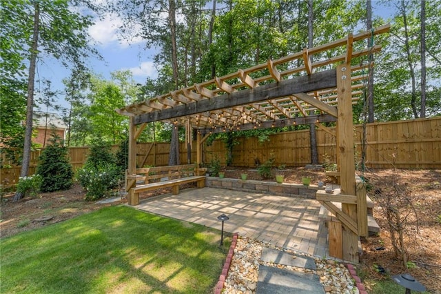 735 River Ridge Lane, Suwanee, GA 30024 - view of yard featuring a patio and a pergola