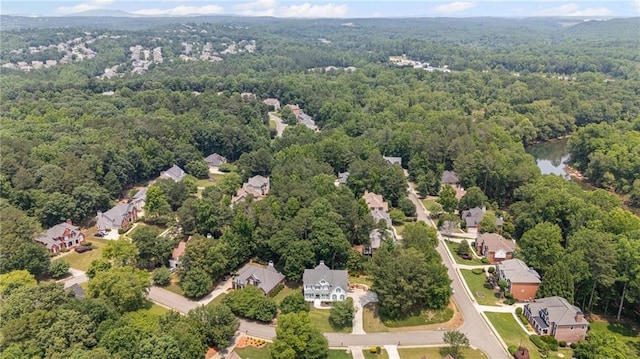 735 River Ridge Lane, Suwanee, GA 30024 - aerial view of residential area featuring a forest
