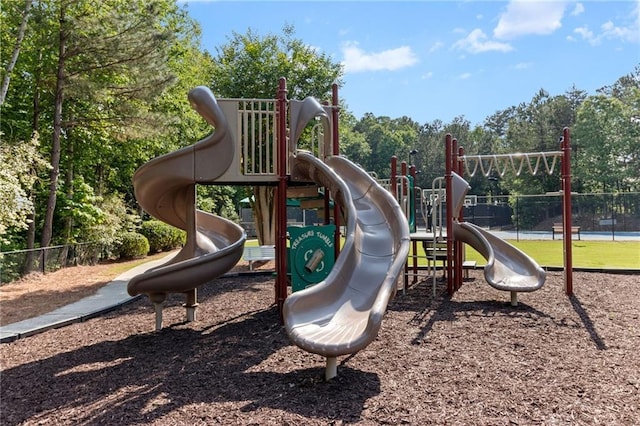 735 River Ridge Lane, Suwanee, GA 30024 - community playground featuring view of wooded area