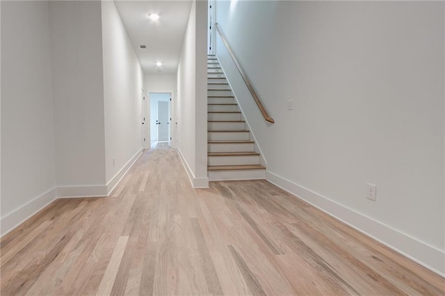 interior space featuring hardwood / wood-style flooring