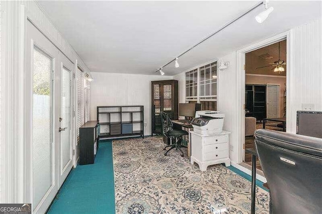 2350 Laurel Pointe Ln, Lawrenceville, GA 30043 - office space featuring track lighting and french doors