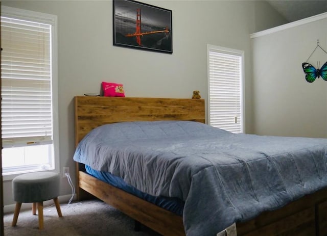 2350 Laurel Pointe Ln, Lawrenceville, GA 30043 - bedroom featuring carpet and lofted ceiling
