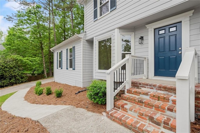 view of entrance to property
