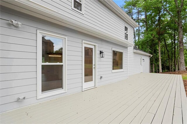 view of deck