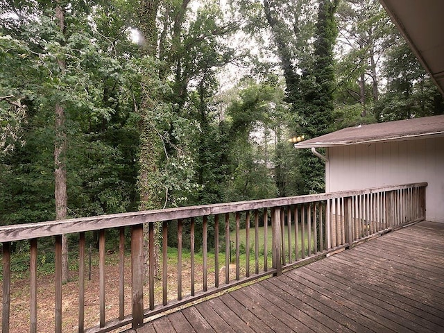 4135 Sunrise Trl, Atlanta, GA 30349 - view of wooden terrace