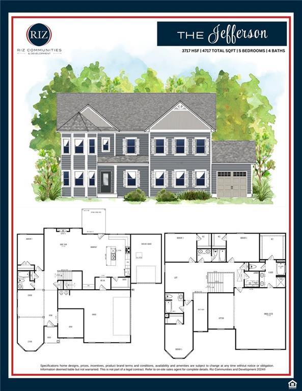 202 Silvercrest Dr, Acworth, GA 30101 - property floor plan