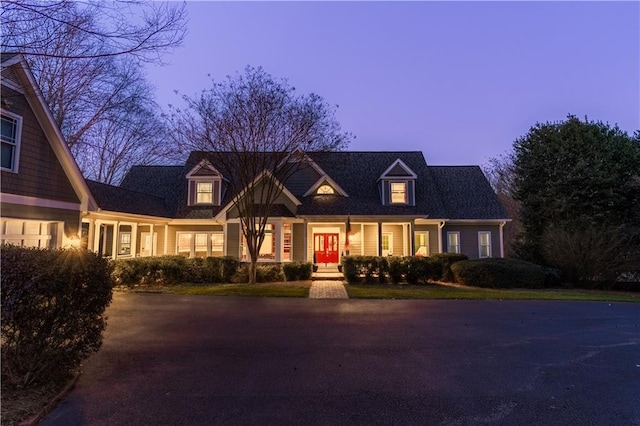 view of cape cod house