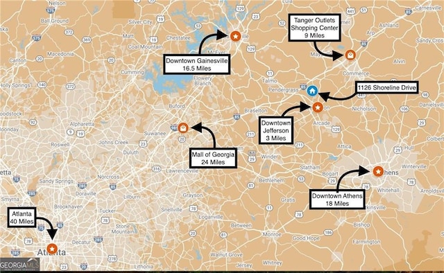 map location