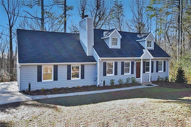 8310 Jensen Trl, Gainesville, GA 30506 - cape cod-style house with a chimney