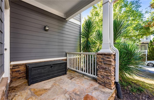 view of patio / terrace with covered porch