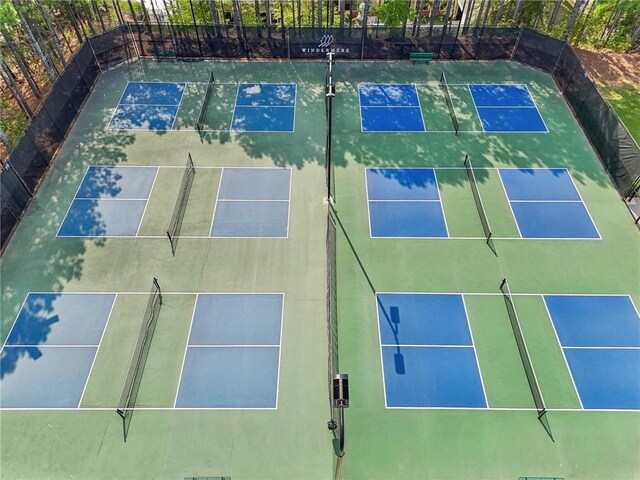 view of sport court