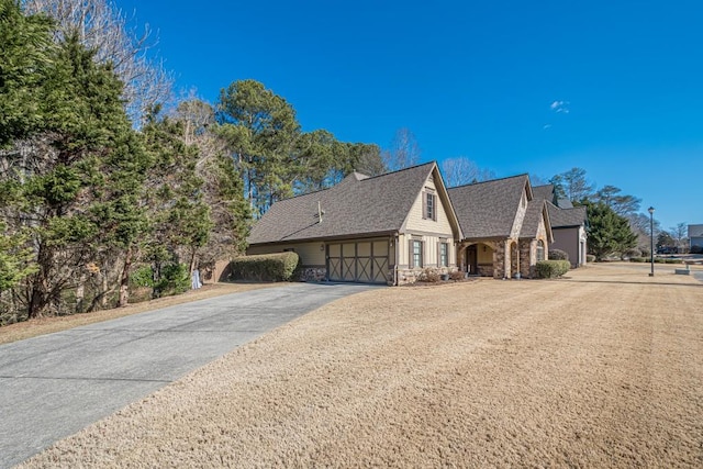 view of side of property