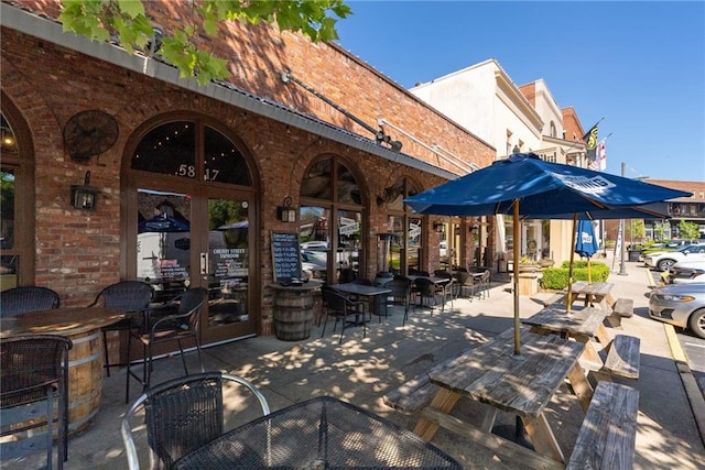 view of patio / terrace with outdoor dining space