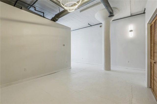 881 Memorial Dr SE Unit 307, Atlanta, GA 30316 - finished below grade area featuring baseboards