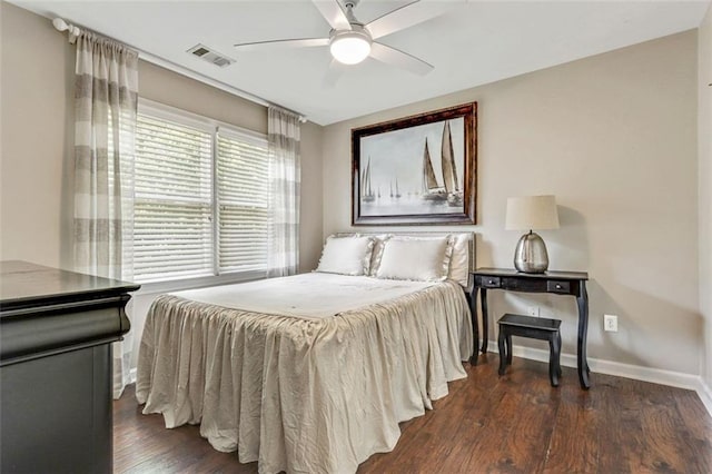 2073 Woodside Park Dr, Woodstock, GA 30188 - bedroom featuring wood finished floors and a ceiling fan