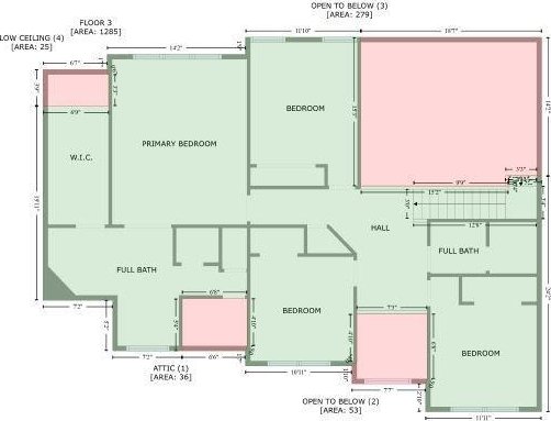 2073 Woodside Park Dr, Woodstock, GA 30188 - view of home floor plan