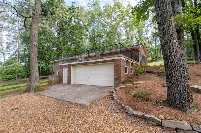 71 Seminole Trl SW, Cartersville, GA 30120 - garage with view of scattered trees