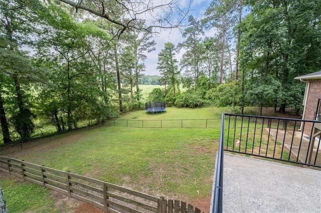 71 Seminole Trl SW, Cartersville, GA 30120 - view of yard with a trampoline