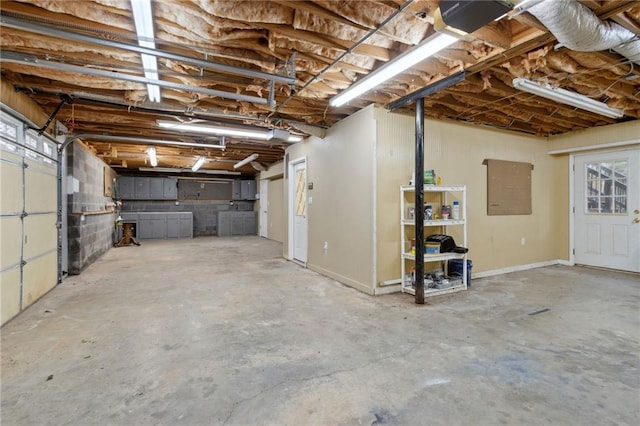 178 Seals Dr, Dallas, GA 30157 - basement with a garage