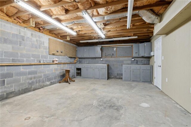 178 Seals Dr, Dallas, GA 30157 - basement with concrete block wall