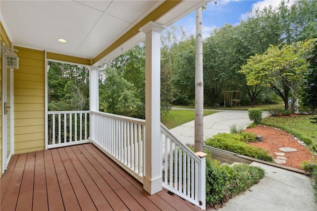 178 Seals Dr, Dallas, GA 30157 - wooden deck featuring a porch