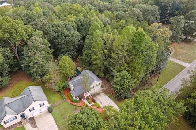 178 Seals Dr, Dallas, GA 30157 - bird's eye view featuring a view of trees