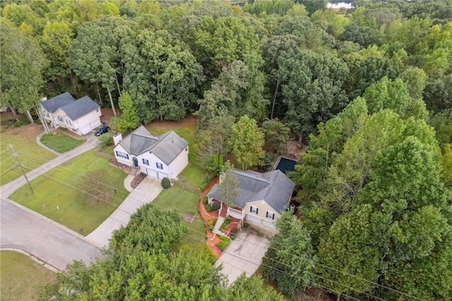 178 Seals Dr, Dallas, GA 30157 - birds eye view of property featuring a wooded view