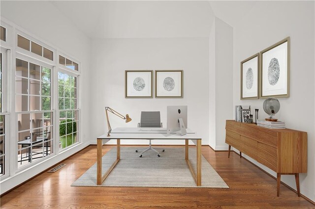 5725 Lake Oak Lndg, Cumming, GA 30040 - office space featuring wood finished floors and baseboards