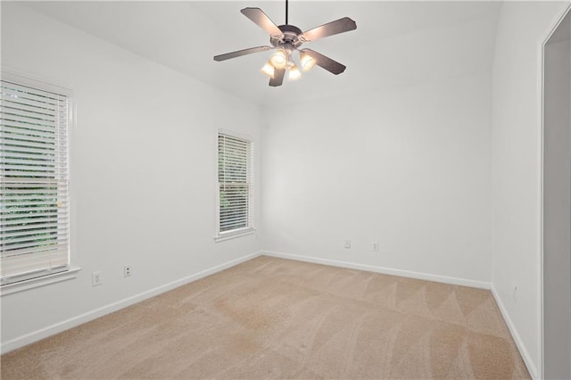 5725 Lake Oak Lndg, Cumming, GA 30040 - unfurnished room featuring light colored carpet, baseboards, and a ceiling fan