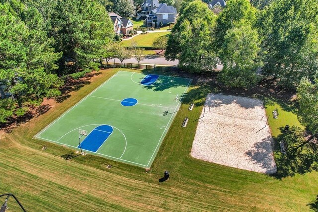 5725 Lake Oak Lndg, Cumming, GA 30040 - view of sport court with community basketball court