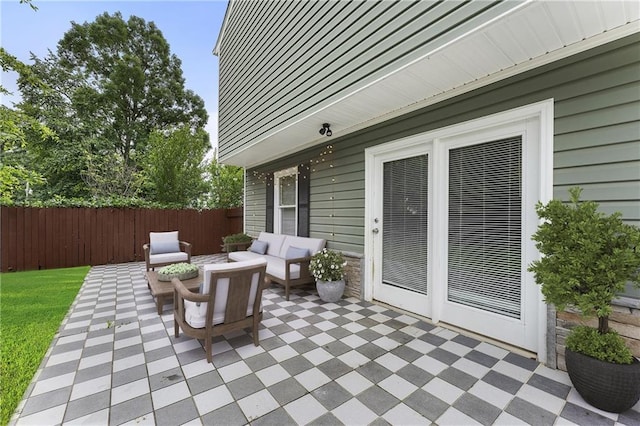 1491 Black Hickory Pl, Norcross, GA 30093 - view of patio / terrace featuring an outdoor hangout area