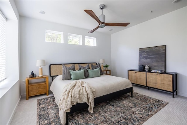 399 Pratt Dr SE, Atlanta, GA 30315 - carpeted bedroom featuring a ceiling fan and baseboards