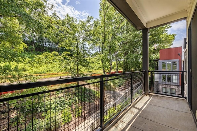 399 Pratt Dr SE, Atlanta, GA 30315 - balcony with view of scattered trees