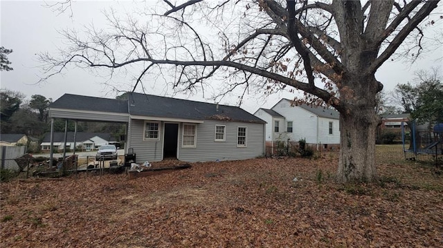 view of rear view of house