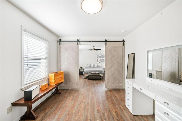 interior space featuring hardwood / wood-style floors