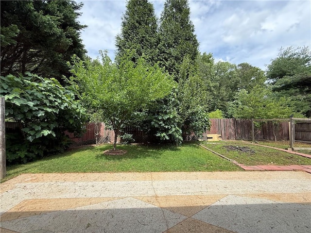 1245 Mulberry Mill Ln, Lawrenceville, GA 30043 - fenced backyard with a patio