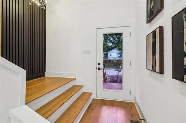 1129 Victory Dr SW, Atlanta, GA 30310 - foyer featuring wood finished floors and stairs