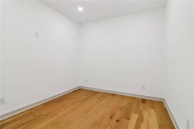 1129 Victory Dr SW, Atlanta, GA 30310 - spare room featuring baseboards, light wood-type flooring, and recessed lighting