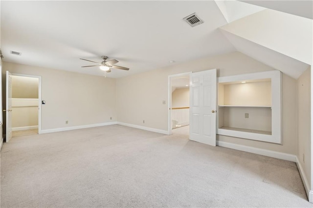 37 Long Branch Way, Dahlonega, GA 30533 - interior space with light colored carpet, ceiling fan, and visible vents