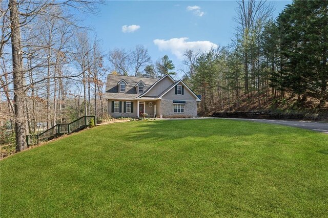 37 Long Branch Way, Dahlonega, GA 30533 - view of front of house featuring a front lawn