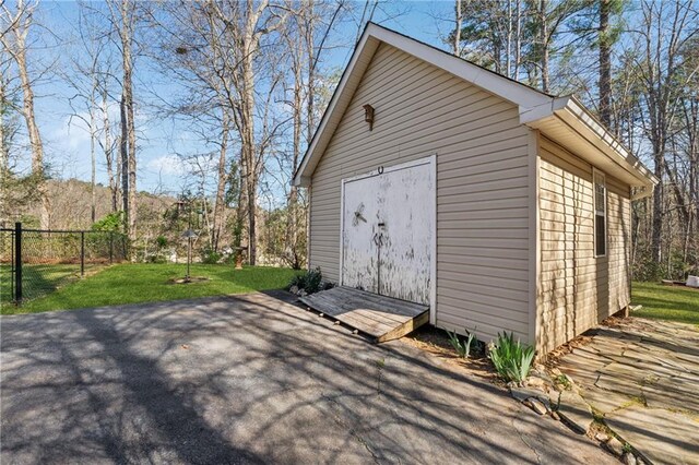 37 Long Branch Way, Dahlonega, GA 30533 - view of shed with fence