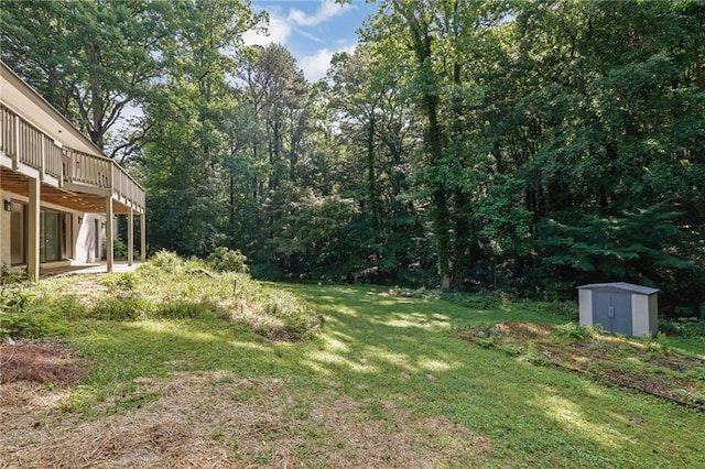 4717 Westhampton Dr, Tucker, GA 30084 - view of green lawn featuring a deck