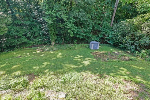 4717 Westhampton Dr, Tucker, GA 30084 - view of green lawn with a forest view