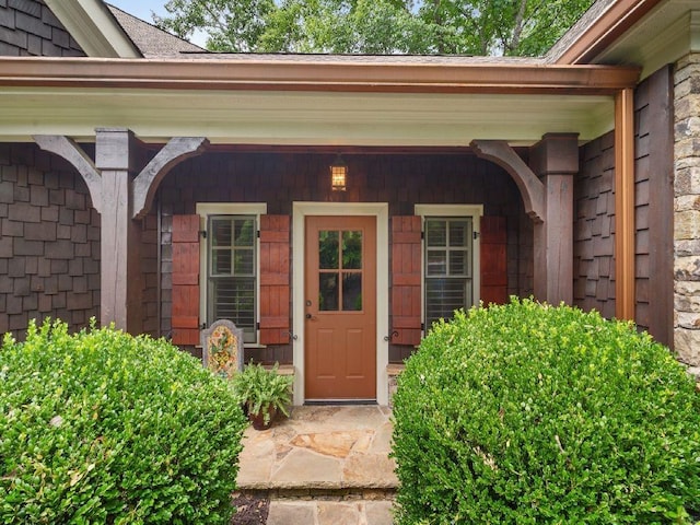 46 Bee Balm Way, Big Canoe, GA 30143 - view of exterior entry with a porch