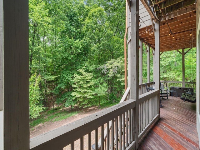 46 Bee Balm Way, Big Canoe, GA 30143 - view of wooden terrace